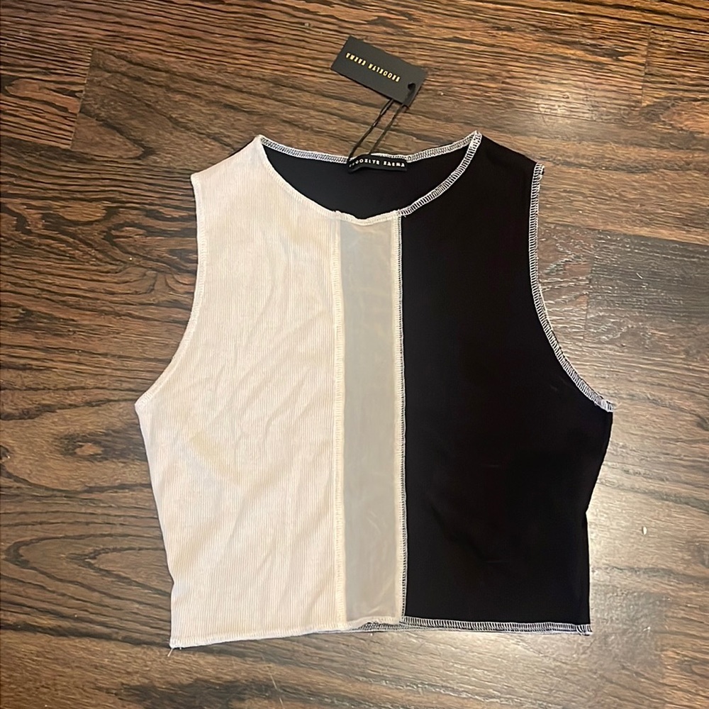 Brooklyn Karma lightweight ribbed tank top size L
